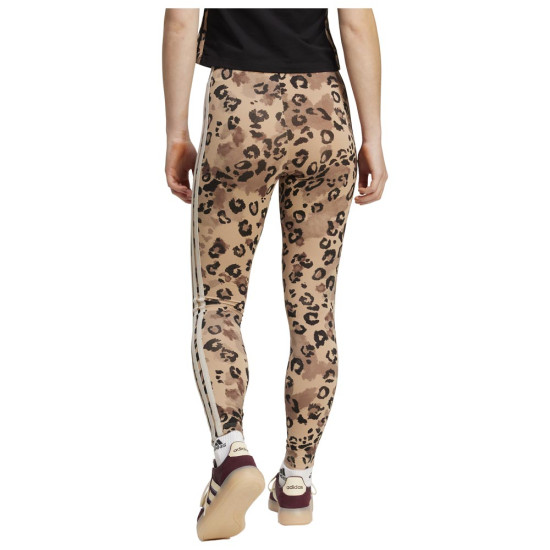 Adidas Γυναικείο κολάν Animal Print 3-Stripes Leggings